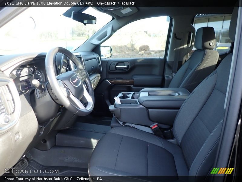 Onyx Black / Jet Black 2021 GMC Sierra 1500 Elevation Double Cab 4WD