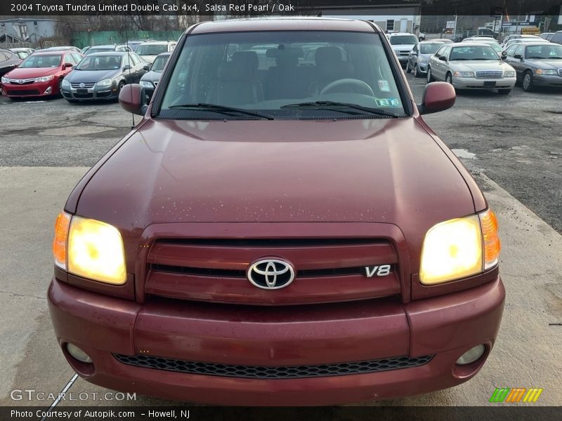 Salsa Red Pearl / Oak 2004 Toyota Tundra Limited Double Cab 4x4