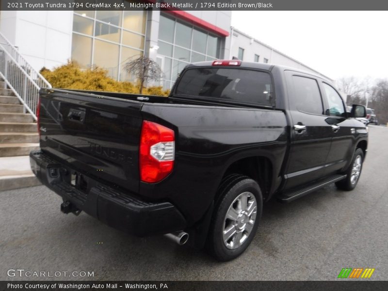 Midnight Black Metallic / 1794 Edition Brown/Black 2021 Toyota Tundra 1794 CrewMax 4x4