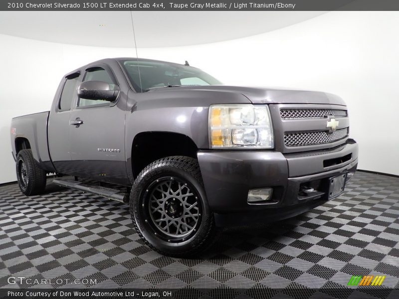 Taupe Gray Metallic / Light Titanium/Ebony 2010 Chevrolet Silverado 1500 LT Extended Cab 4x4