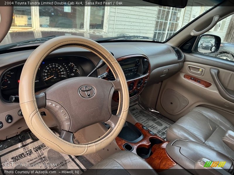 Salsa Red Pearl / Oak 2004 Toyota Tundra Limited Double Cab 4x4