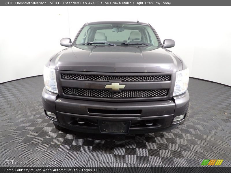 Taupe Gray Metallic / Light Titanium/Ebony 2010 Chevrolet Silverado 1500 LT Extended Cab 4x4