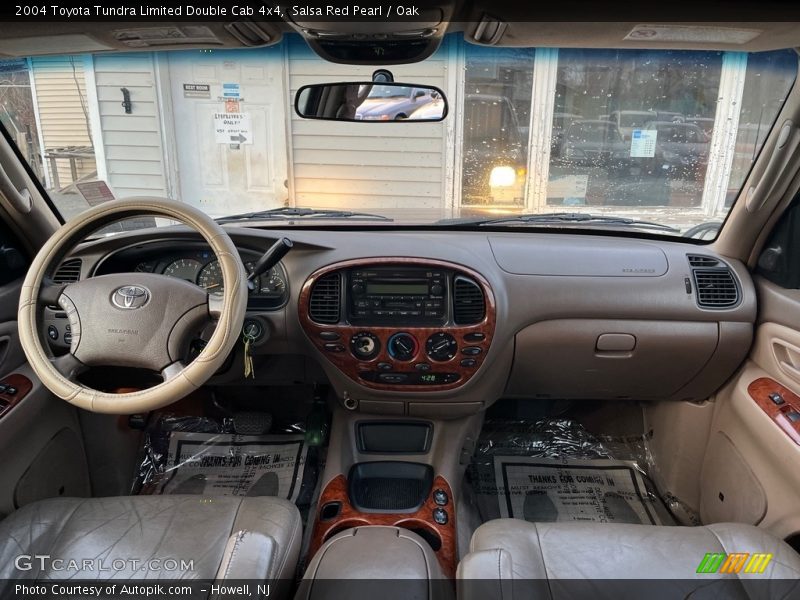 Salsa Red Pearl / Oak 2004 Toyota Tundra Limited Double Cab 4x4