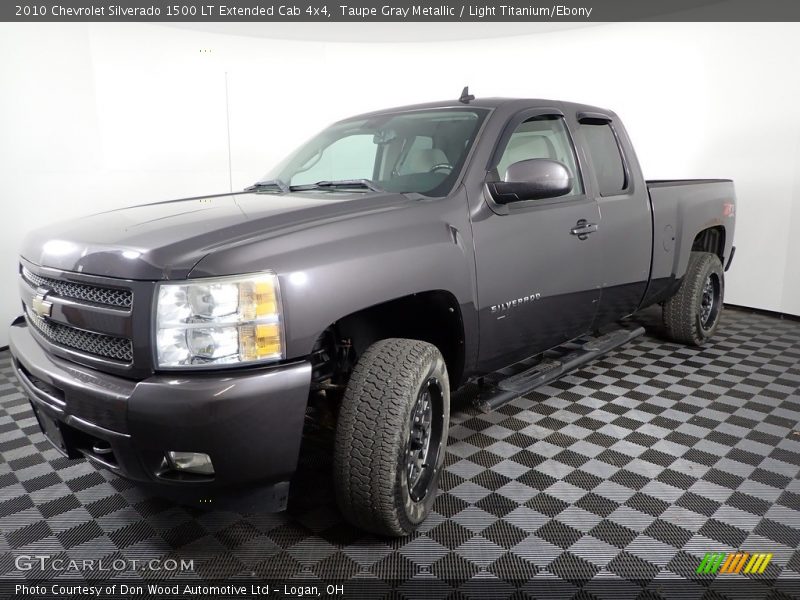 Taupe Gray Metallic / Light Titanium/Ebony 2010 Chevrolet Silverado 1500 LT Extended Cab 4x4
