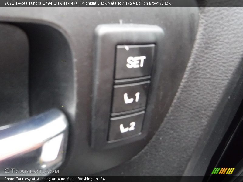 Midnight Black Metallic / 1794 Edition Brown/Black 2021 Toyota Tundra 1794 CrewMax 4x4