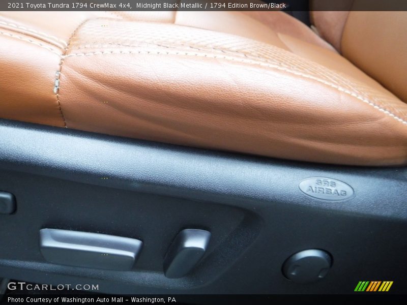 Midnight Black Metallic / 1794 Edition Brown/Black 2021 Toyota Tundra 1794 CrewMax 4x4