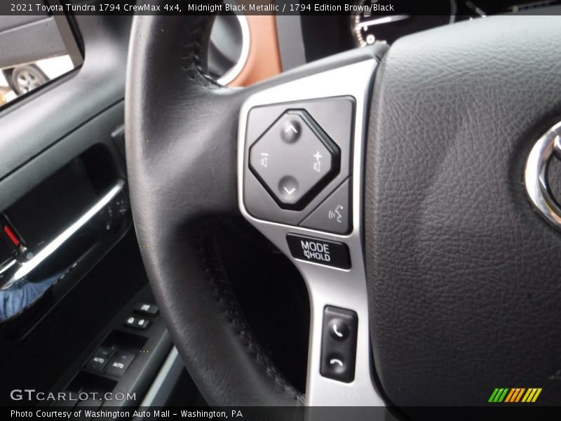 Midnight Black Metallic / 1794 Edition Brown/Black 2021 Toyota Tundra 1794 CrewMax 4x4