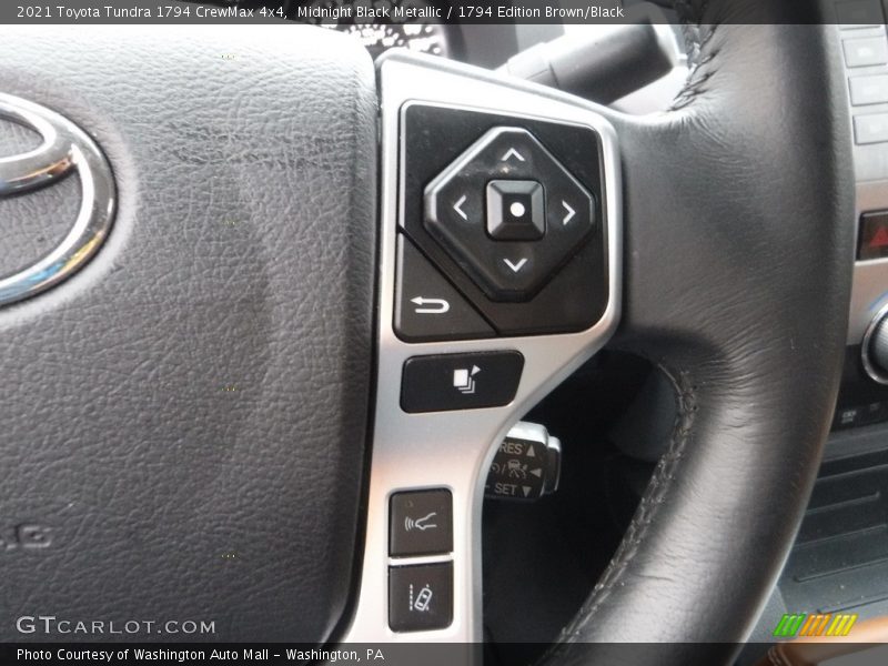 Midnight Black Metallic / 1794 Edition Brown/Black 2021 Toyota Tundra 1794 CrewMax 4x4