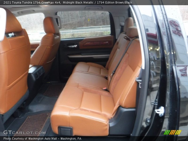 Midnight Black Metallic / 1794 Edition Brown/Black 2021 Toyota Tundra 1794 CrewMax 4x4