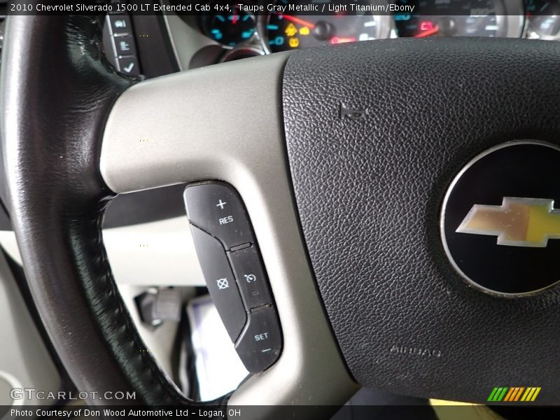 Taupe Gray Metallic / Light Titanium/Ebony 2010 Chevrolet Silverado 1500 LT Extended Cab 4x4