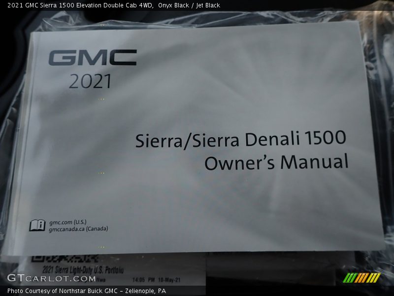 Onyx Black / Jet Black 2021 GMC Sierra 1500 Elevation Double Cab 4WD
