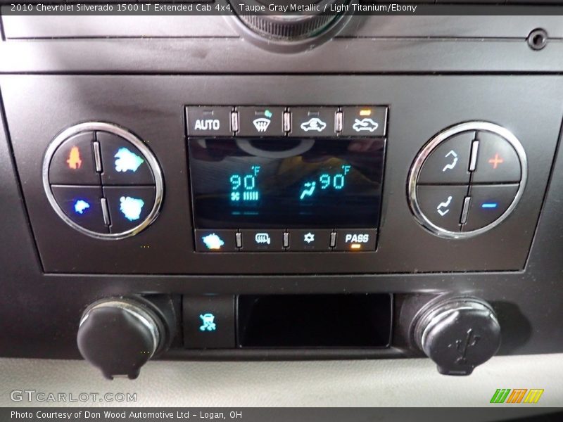 Taupe Gray Metallic / Light Titanium/Ebony 2010 Chevrolet Silverado 1500 LT Extended Cab 4x4