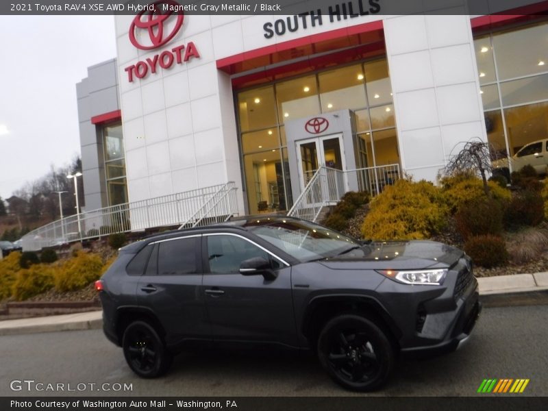 Magnetic Gray Metallic / Black 2021 Toyota RAV4 XSE AWD Hybrid