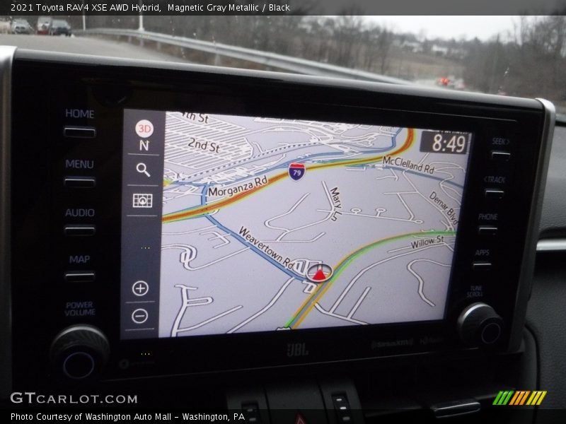 Magnetic Gray Metallic / Black 2021 Toyota RAV4 XSE AWD Hybrid