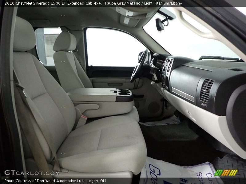 Taupe Gray Metallic / Light Titanium/Ebony 2010 Chevrolet Silverado 1500 LT Extended Cab 4x4