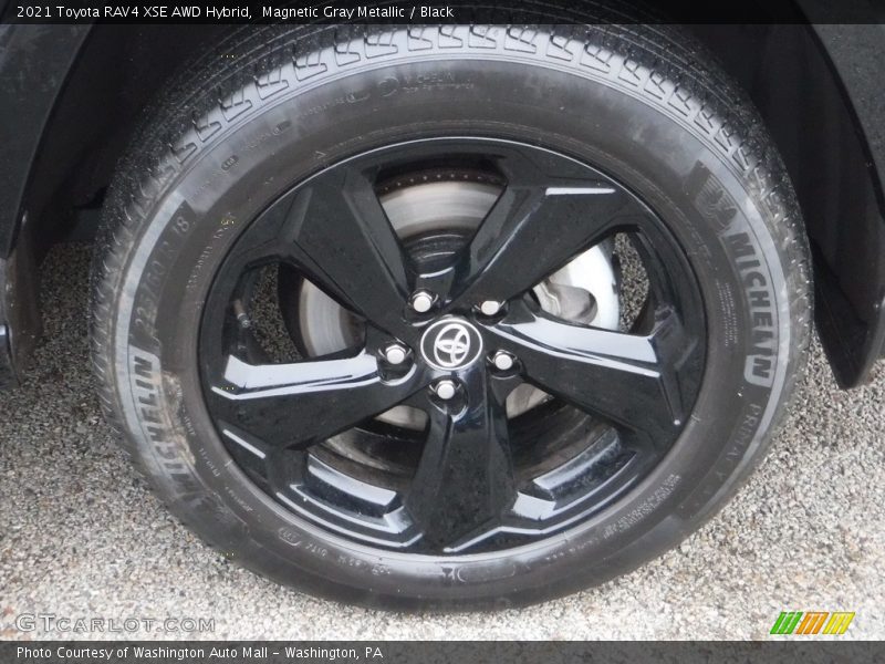 Magnetic Gray Metallic / Black 2021 Toyota RAV4 XSE AWD Hybrid