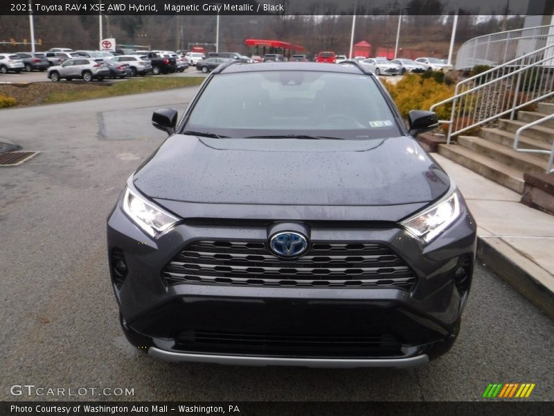 Magnetic Gray Metallic / Black 2021 Toyota RAV4 XSE AWD Hybrid