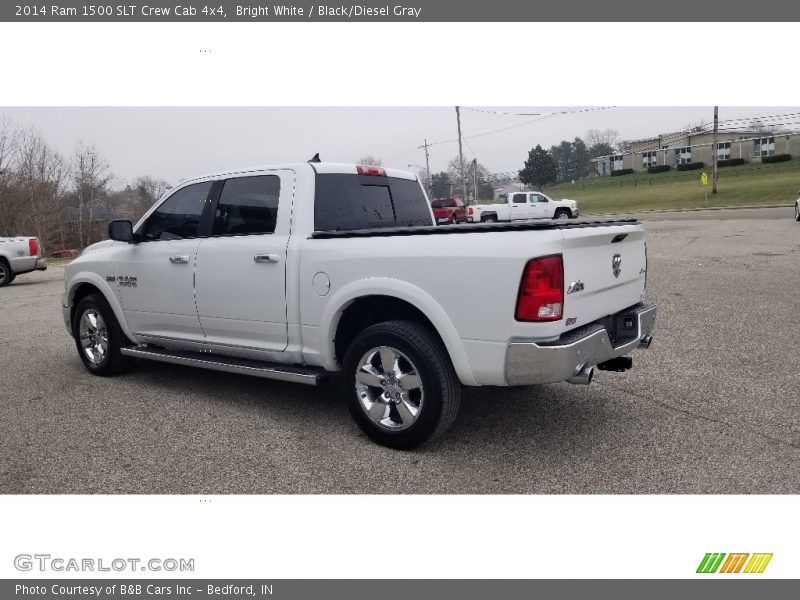 Bright White / Black/Diesel Gray 2014 Ram 1500 SLT Crew Cab 4x4