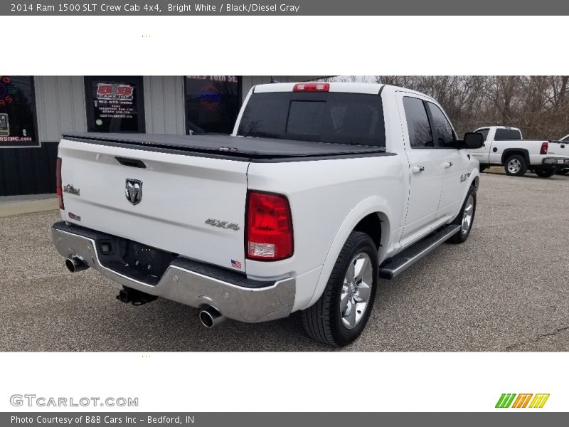 Bright White / Black/Diesel Gray 2014 Ram 1500 SLT Crew Cab 4x4