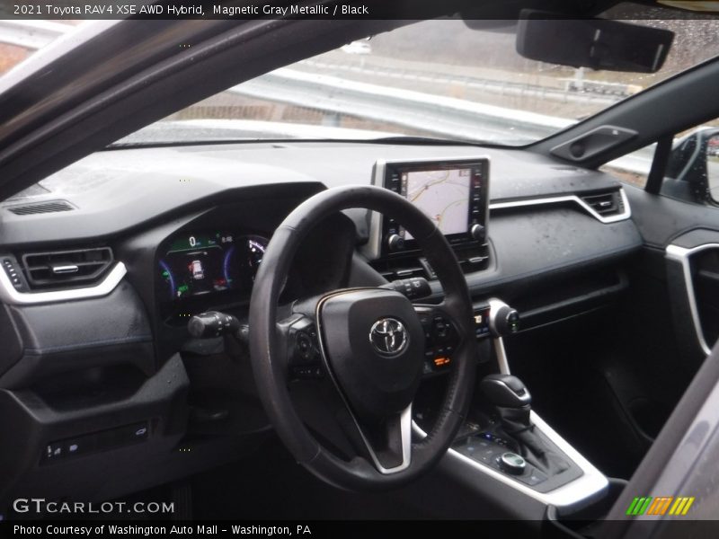 Magnetic Gray Metallic / Black 2021 Toyota RAV4 XSE AWD Hybrid