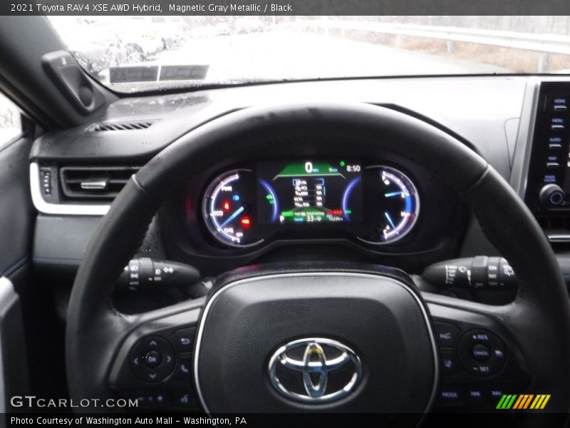 Magnetic Gray Metallic / Black 2021 Toyota RAV4 XSE AWD Hybrid
