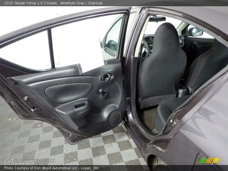 Amethyst Gray / Charcoal 2015 Nissan Versa 1.6 S Sedan