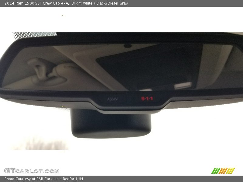Bright White / Black/Diesel Gray 2014 Ram 1500 SLT Crew Cab 4x4
