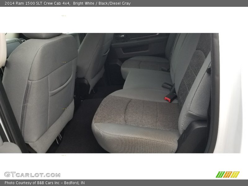 Bright White / Black/Diesel Gray 2014 Ram 1500 SLT Crew Cab 4x4