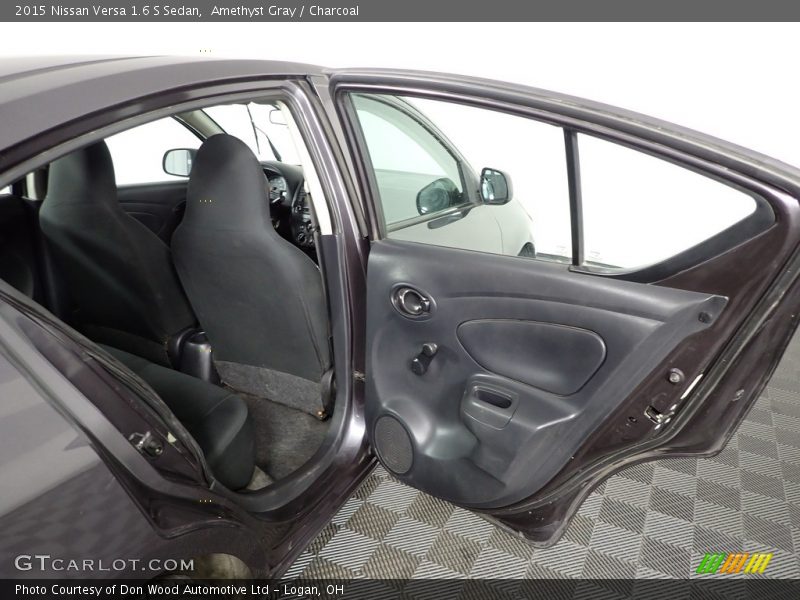 Amethyst Gray / Charcoal 2015 Nissan Versa 1.6 S Sedan
