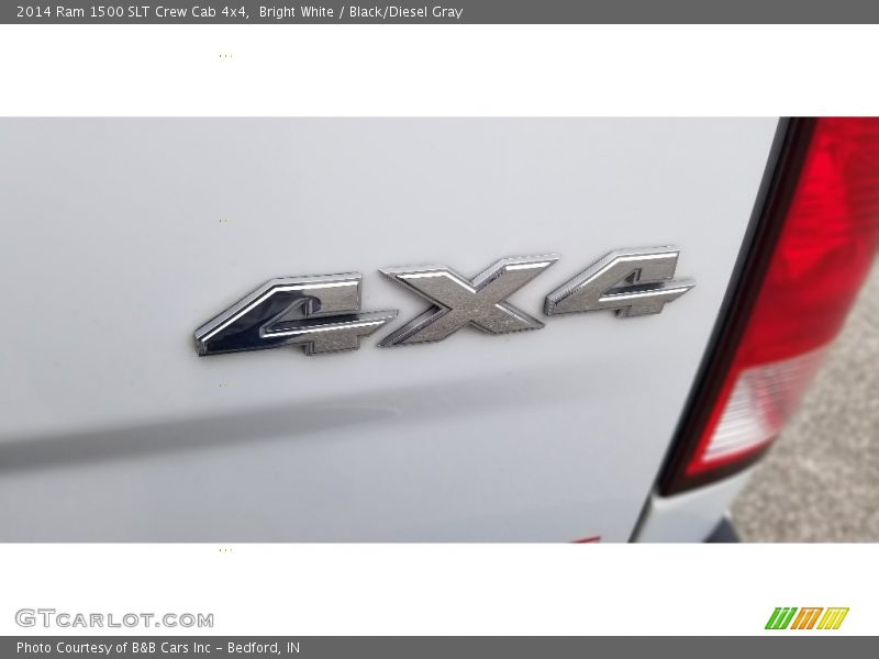Bright White / Black/Diesel Gray 2014 Ram 1500 SLT Crew Cab 4x4