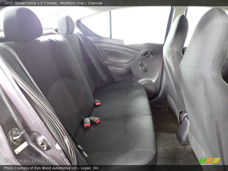 Amethyst Gray / Charcoal 2015 Nissan Versa 1.6 S Sedan