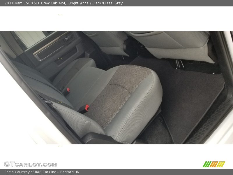 Bright White / Black/Diesel Gray 2014 Ram 1500 SLT Crew Cab 4x4