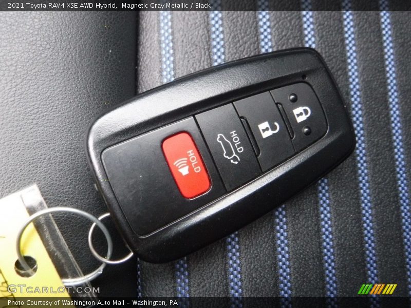 Magnetic Gray Metallic / Black 2021 Toyota RAV4 XSE AWD Hybrid