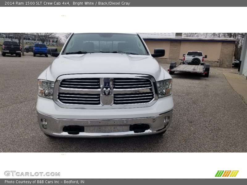 Bright White / Black/Diesel Gray 2014 Ram 1500 SLT Crew Cab 4x4