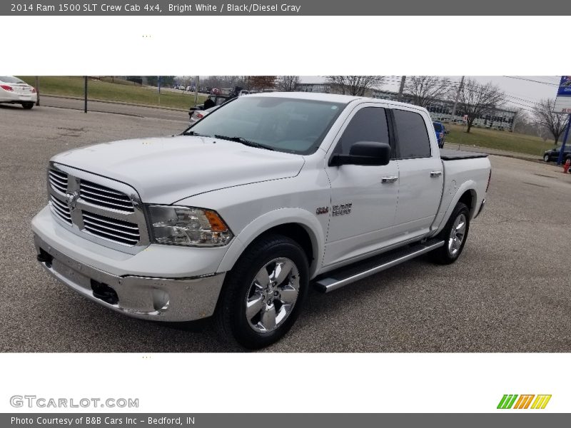 Bright White / Black/Diesel Gray 2014 Ram 1500 SLT Crew Cab 4x4