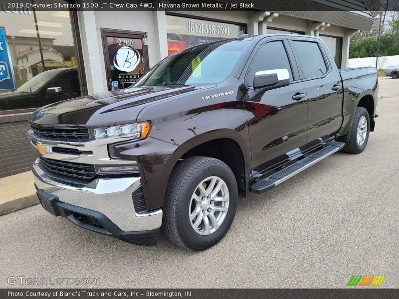 Havana Brown Metallic / Jet Black 2019 Chevrolet Silverado 1500 LT Crew Cab 4WD