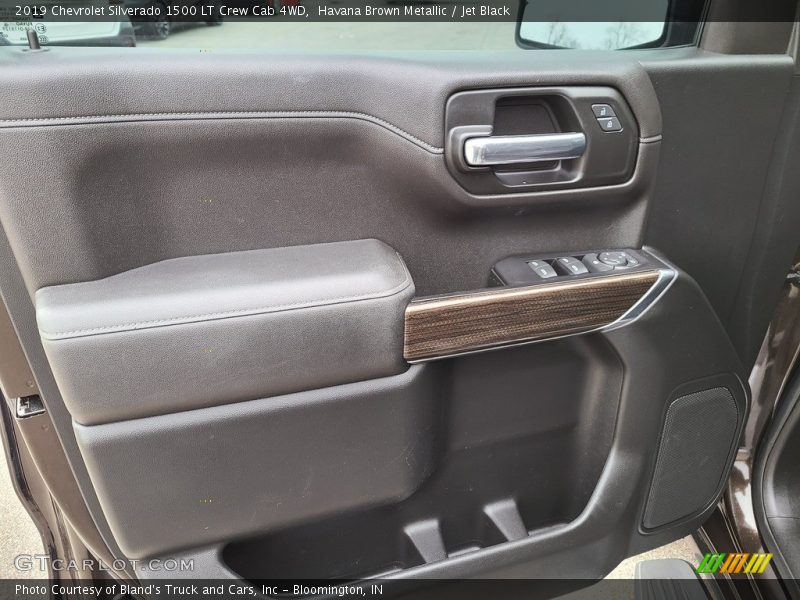 Havana Brown Metallic / Jet Black 2019 Chevrolet Silverado 1500 LT Crew Cab 4WD