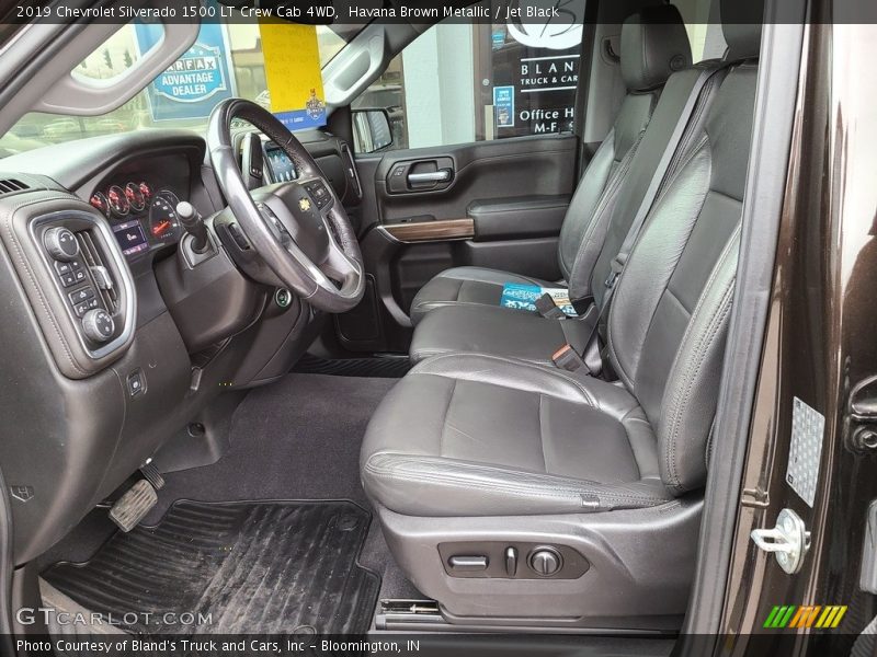 Havana Brown Metallic / Jet Black 2019 Chevrolet Silverado 1500 LT Crew Cab 4WD