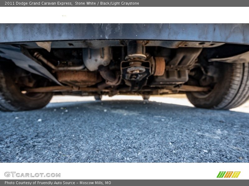 Stone White / Black/Light Graystone 2011 Dodge Grand Caravan Express