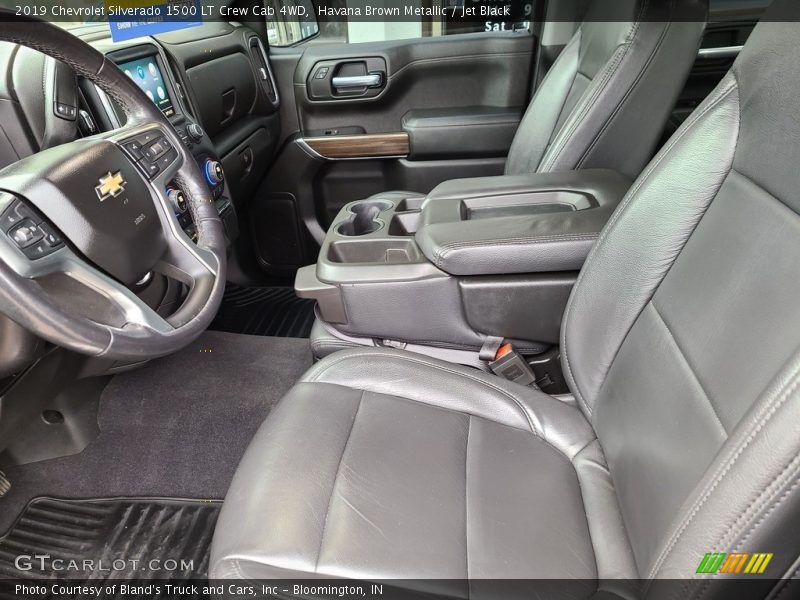 Havana Brown Metallic / Jet Black 2019 Chevrolet Silverado 1500 LT Crew Cab 4WD