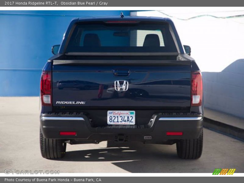Obsidian Blue Pearl / Gray 2017 Honda Ridgeline RTL-T