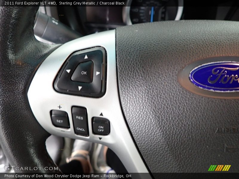 Sterling Grey Metallic / Charcoal Black 2011 Ford Explorer XLT 4WD