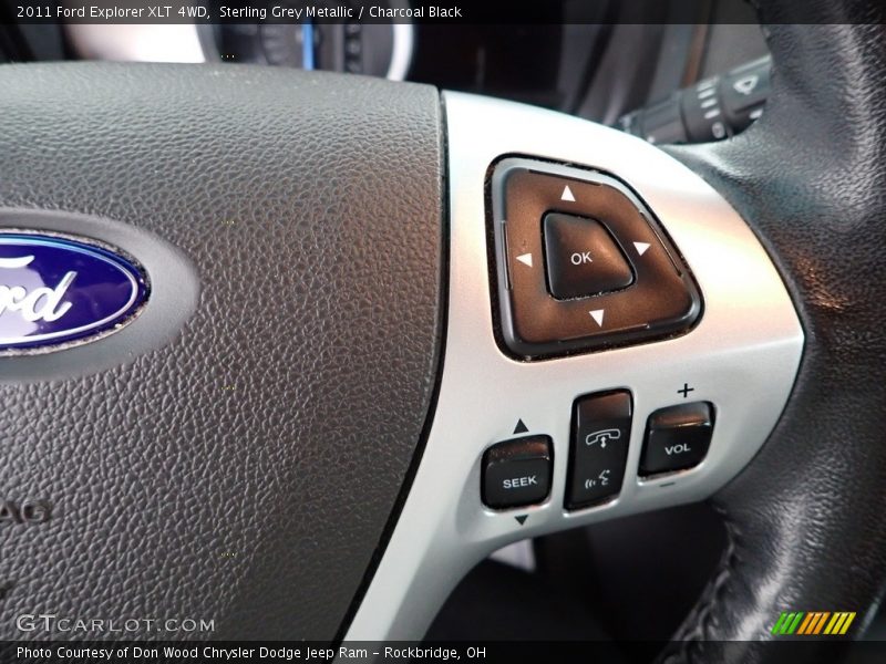 Sterling Grey Metallic / Charcoal Black 2011 Ford Explorer XLT 4WD