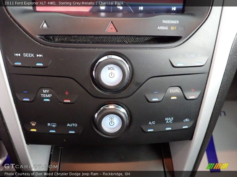 Sterling Grey Metallic / Charcoal Black 2011 Ford Explorer XLT 4WD