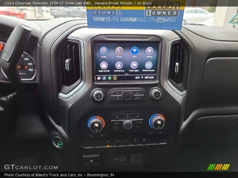 Havana Brown Metallic / Jet Black 2019 Chevrolet Silverado 1500 LT Crew Cab 4WD