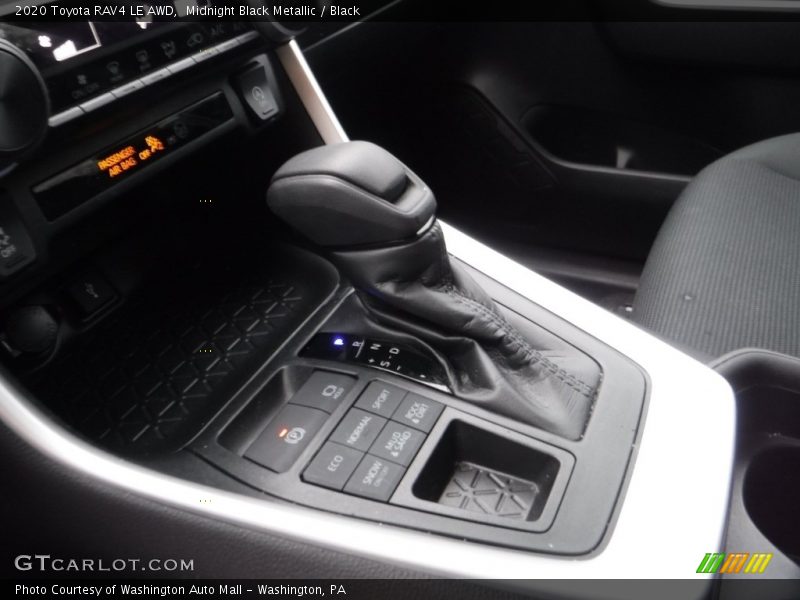 Midnight Black Metallic / Black 2020 Toyota RAV4 LE AWD