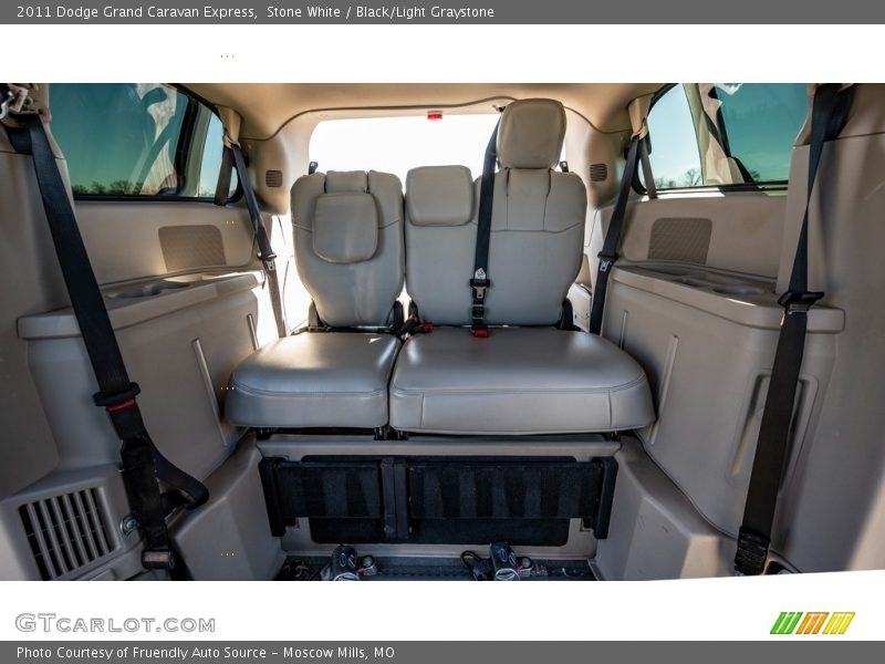Stone White / Black/Light Graystone 2011 Dodge Grand Caravan Express