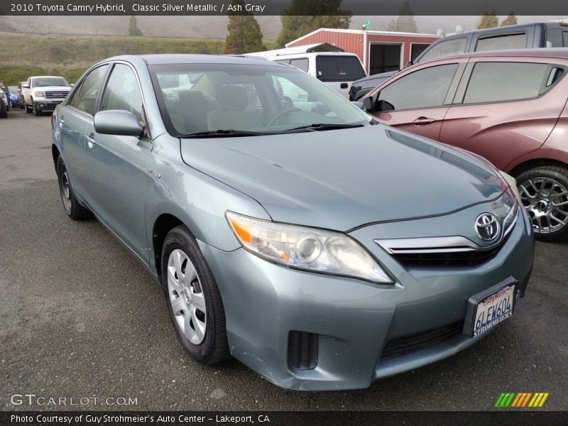 Classic Silver Metallic / Ash Gray 2010 Toyota Camry Hybrid