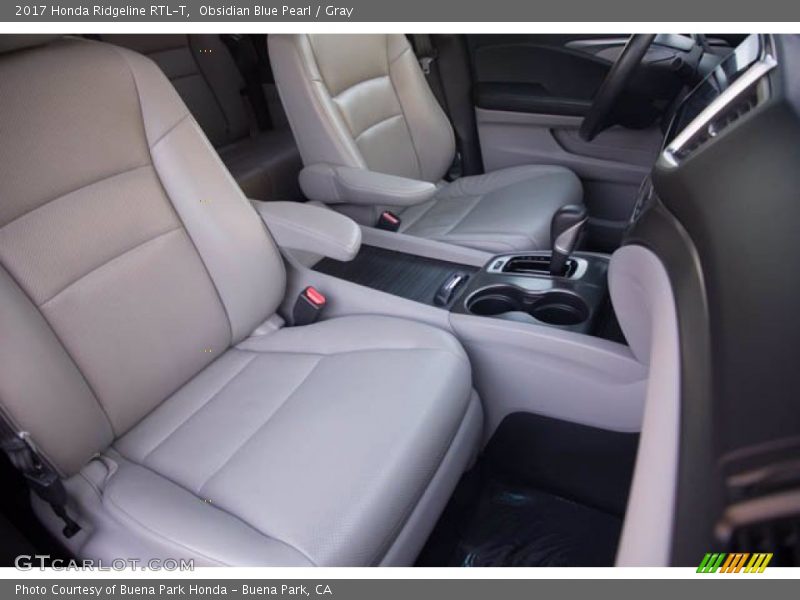 Obsidian Blue Pearl / Gray 2017 Honda Ridgeline RTL-T