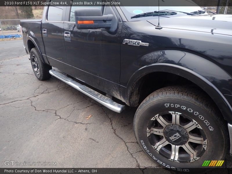 Tuxedo Black / Medium Stone 2010 Ford F150 XLT SuperCrew 4x4